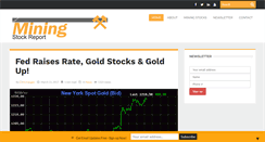 Desktop Screenshot of miningstockreport.com